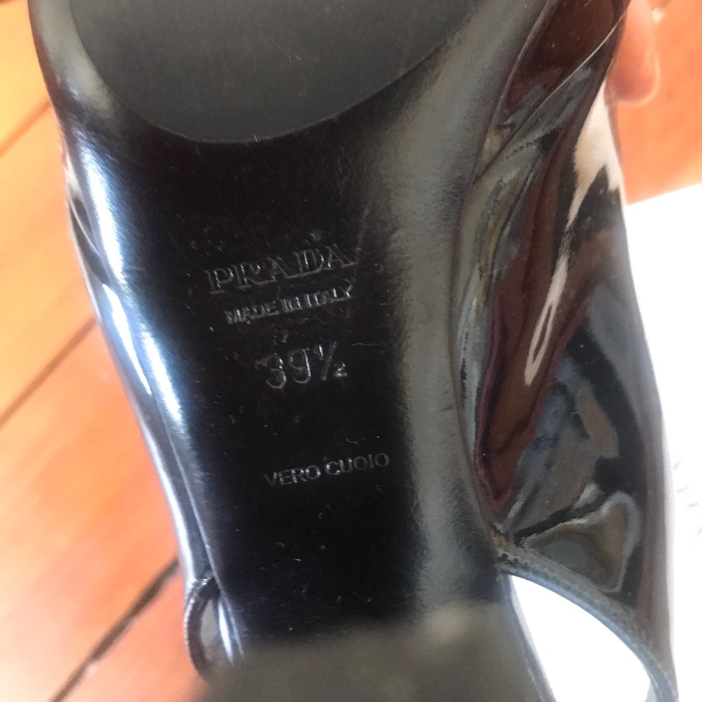 Prada black slingback heels - Picture 2 of 6